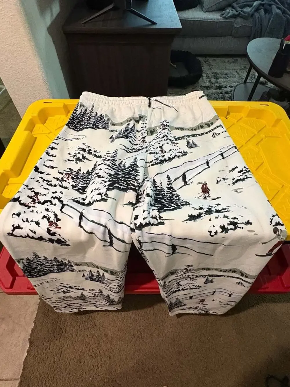 Jordan Winter Mountain All-Over Print Fleece Jogger Pants XL